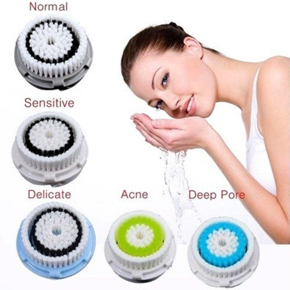 Normal Deep pore Whitening Acne Ultrasonic Sonic Cleansing Brush Replacement Head Facial Cleansers