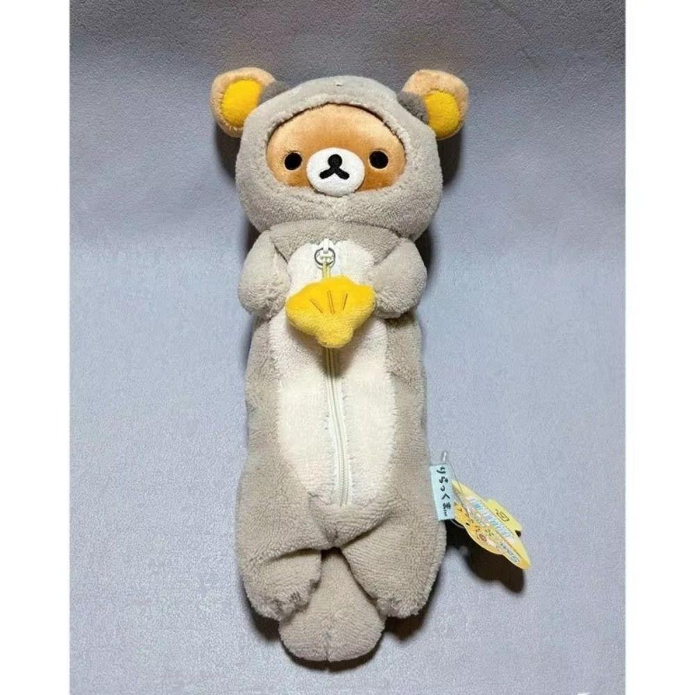 Plush Rilakkuma Pencil Case Kawaii School Stationeries New Pen Bag