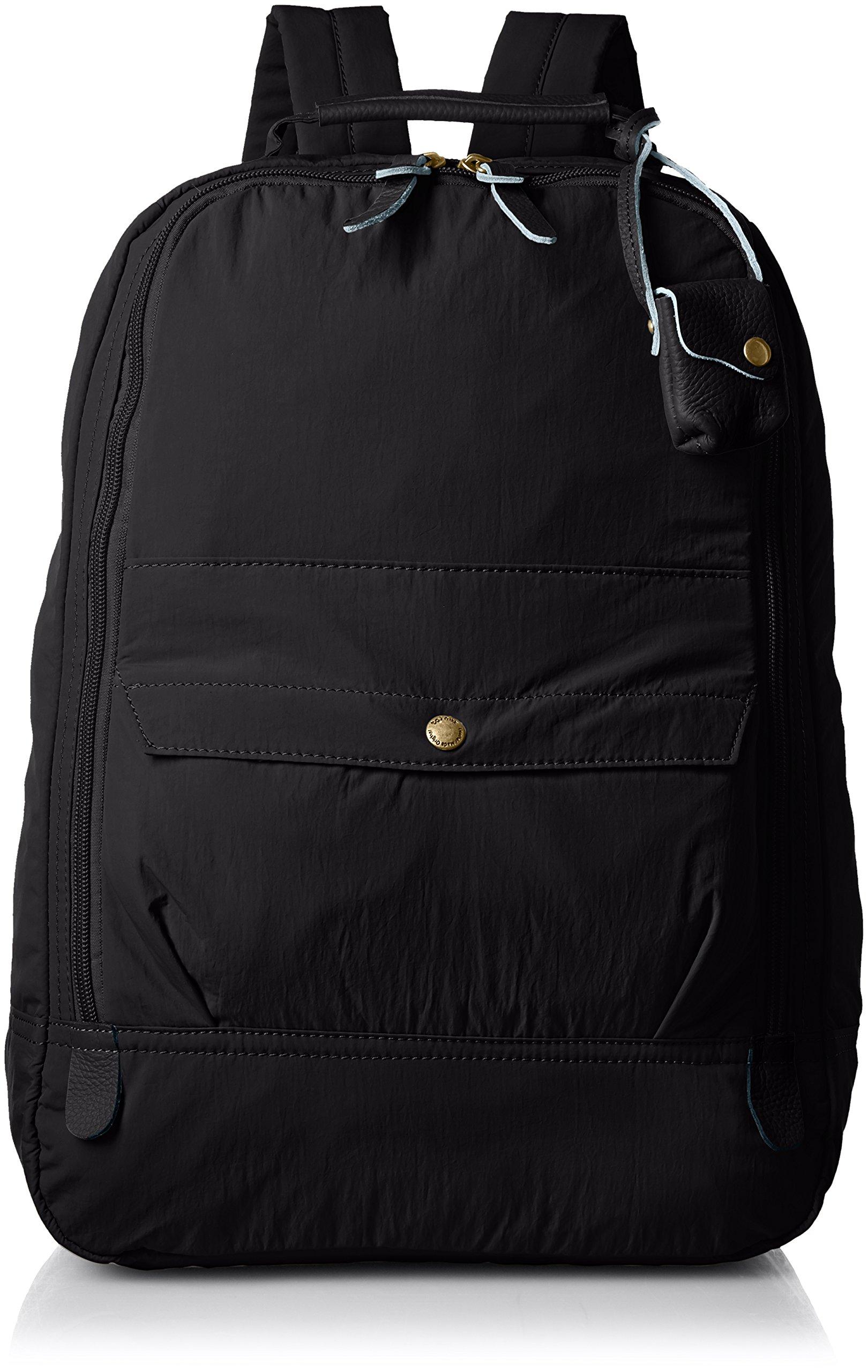 

Tora Women s Backpack, Washed NylonCow Leather, Black