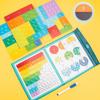 Children's Magnetic Fraction Teaching Aids Fraction Strip Puzzle, Educational Puzzle Math Teaching Aids Teaching Tools,Erasable Watercolor Pen 5ml
