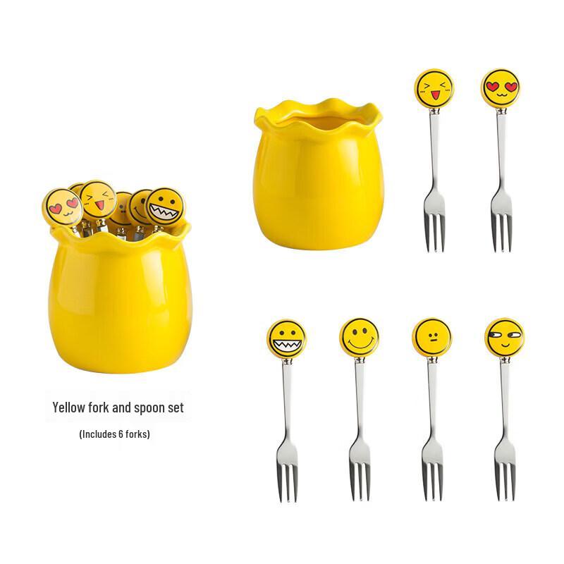 Qiwei 304 Stainless Steel Fruit Forks Set