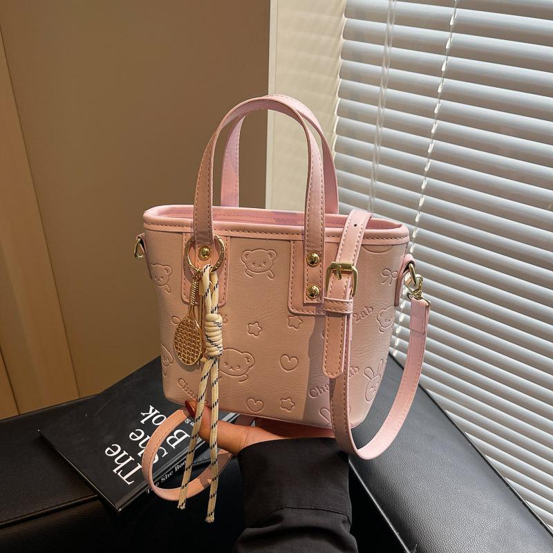 Handbag Women's New Versatile Bucket Bag Shoulder Crossbody Bag