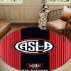 Club Atletico San Lorenzo Round Mat, Anti-slip Circle Carpet Chair Rug For livingroom,Bedroom, Doormat Home Decor Gift Christmas Gifts