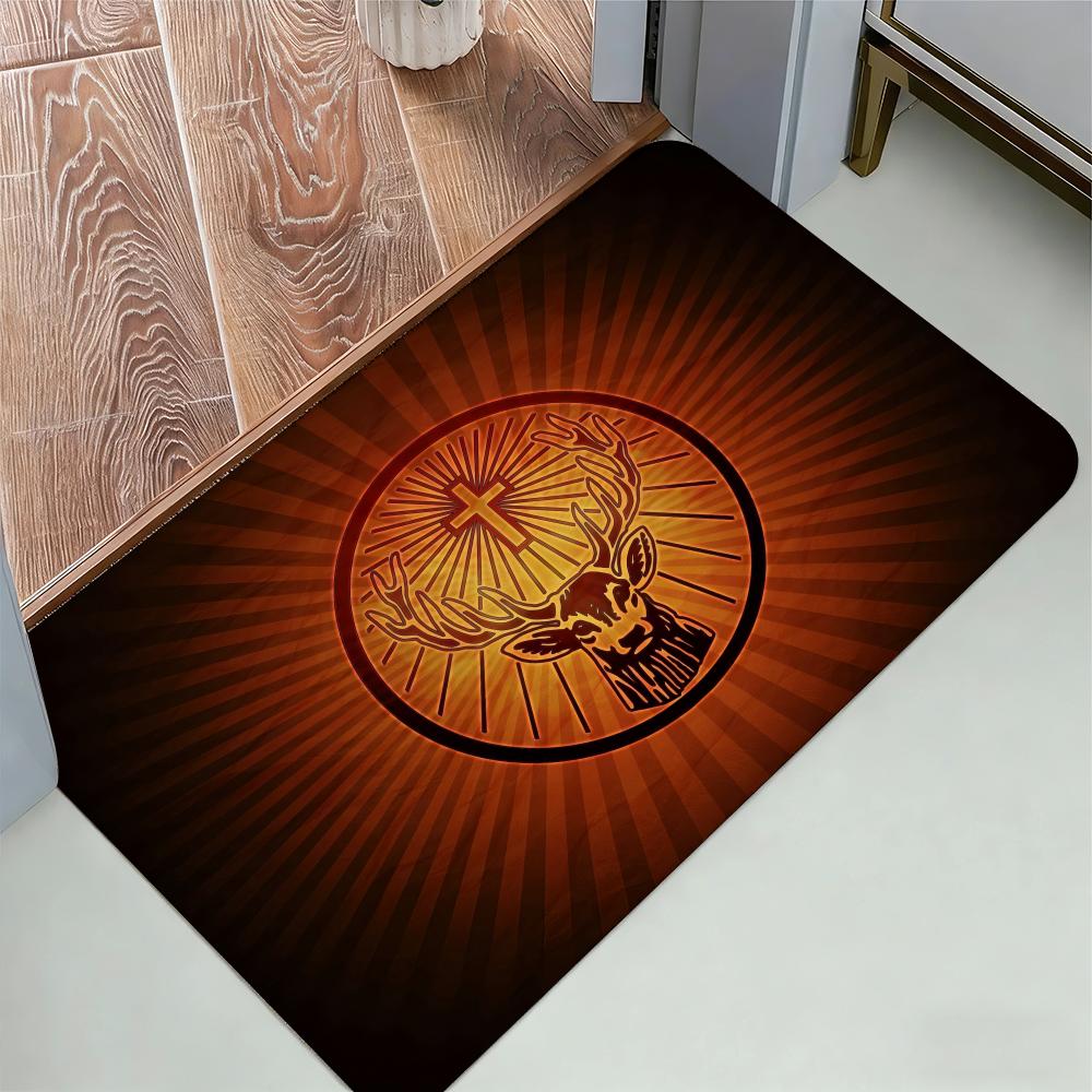 Tappetino J-Jagermeister per Bevande alla Moda Morbido Spesso Antiscivolo in Flanella Accogliente per Soggiorno Camera da Letto Cucina Tappeti Decorativi