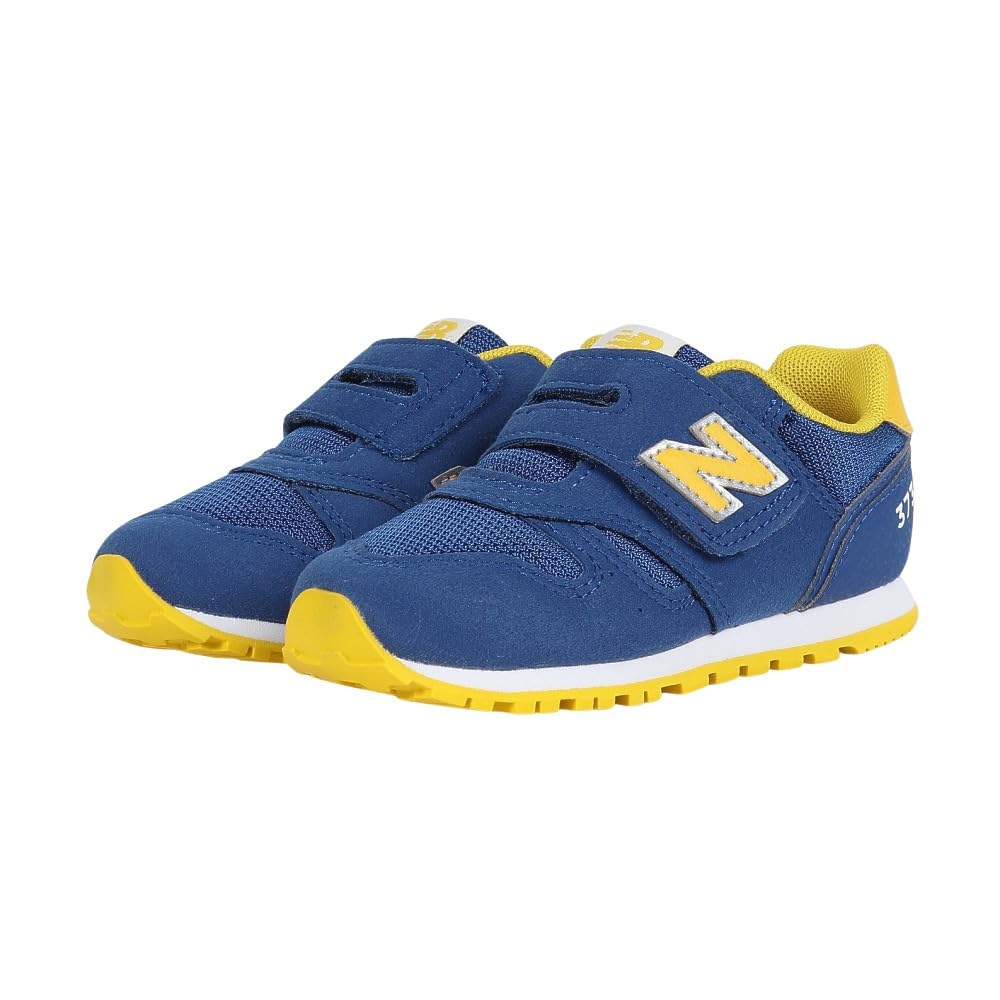 

New Balance IZ373 Baby Size Athletic School IZ373PK2 Sneakers, One-Band Strap, Blue/Yellow, 14.5cm, Girls Shoes, Shoes,