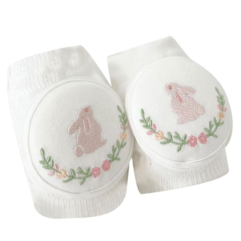 Toddler Knee Protectors Breathable Cotton Crawling Gear Anti Slip Baby Leg Guards Kneepads For Indoor Play