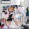 Pretty Cure Retro Style Blanket, Pretty Cure Fan Soft Throw, Perfect Gift.chl