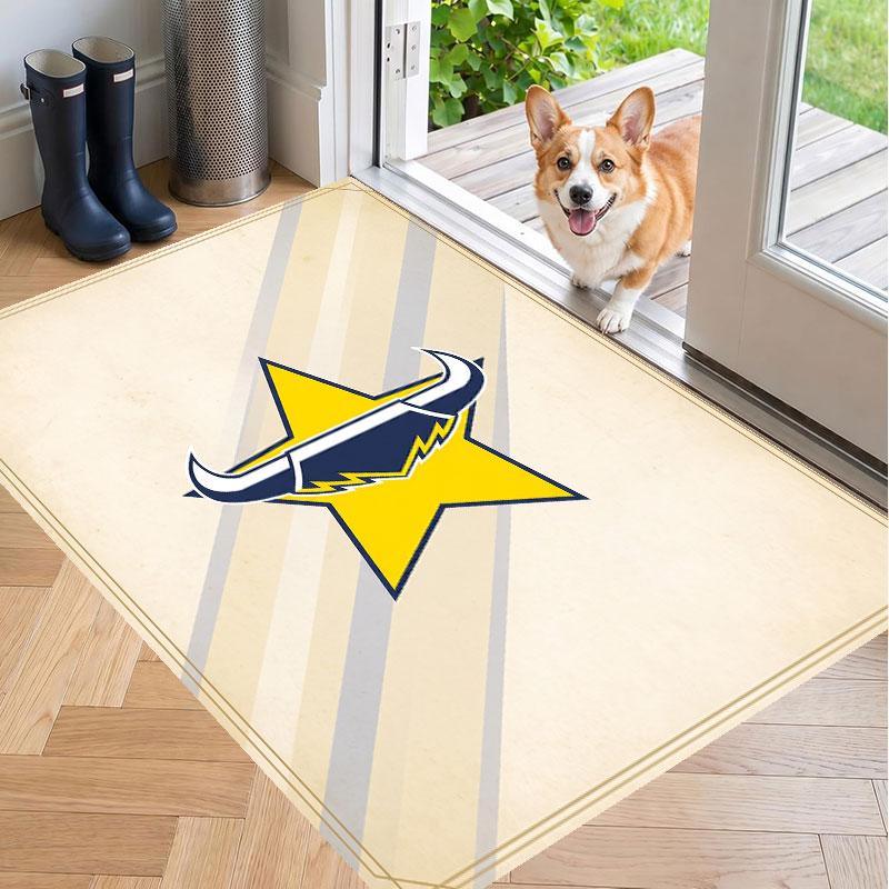 Soft Floor Carpet North Queensland Cowboys Pattern Area Rug Decorative Mat For Home Room Decoration