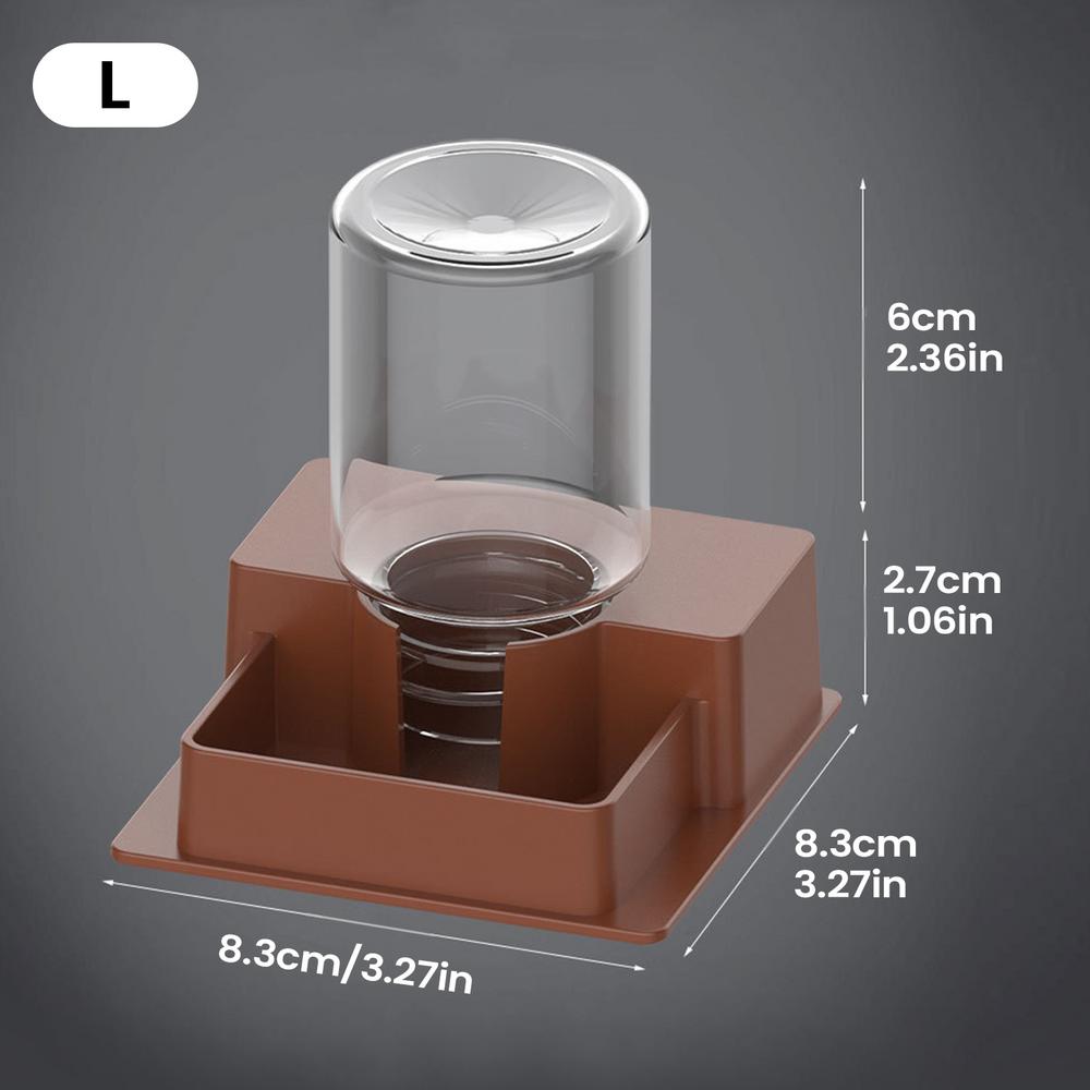 Automatic Reptile Water Feeder Leak-Proof Gravity Dripper No-Spill Waterer For Gecko Snake Lizard, Bearded Dragon, Indoor Tank