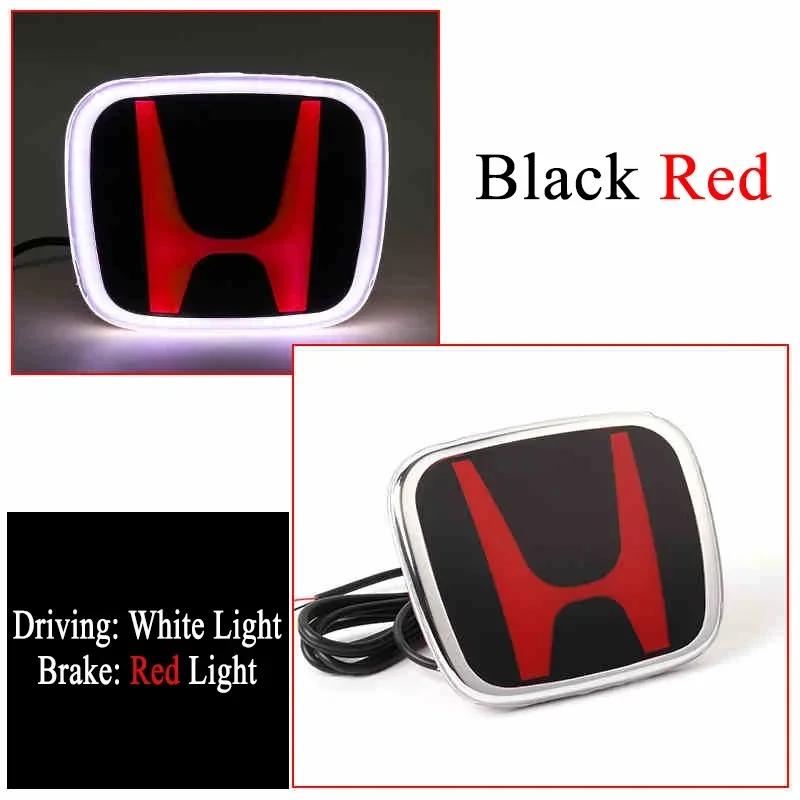 Honda PMMA LED Car Emblem Sticker Front Rear Trunk Light Badge for Accord Civic Odyssey CRV Inspire Amaze Vezel -  Accessories