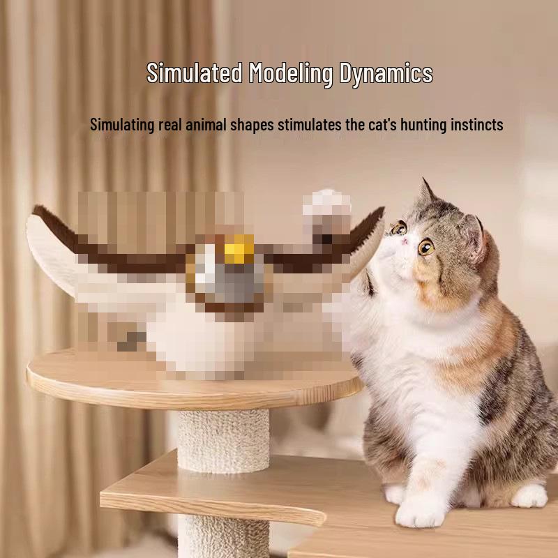 Elektrická třesoucí se hračka ptáček pro kočky - Interaktivní a vzdělávací zábava pro kočky