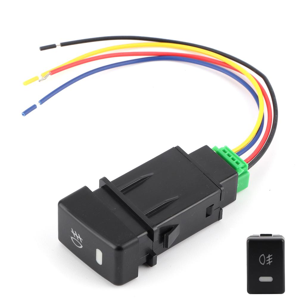 Auto Front Nebel Licht Schalter Taste mit Anschluss Kabel Fit für ISUZU MUX DMAX