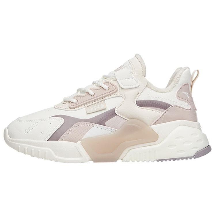 

New Anta Rubik s Cube Anti-Slip Wear-Resistant Low-Top Chunky Sneakers Women s White Gray 122148808-6 39