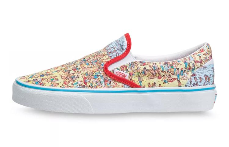 Vans Classic Slip-On Где Уолли Пляж Детские VN0A4BUT3WO 34