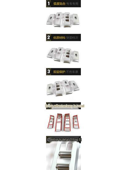 Dongfeng AX7 Window Armrest Trim & Electroplated Glass Switch Frame Sticker Accessories
