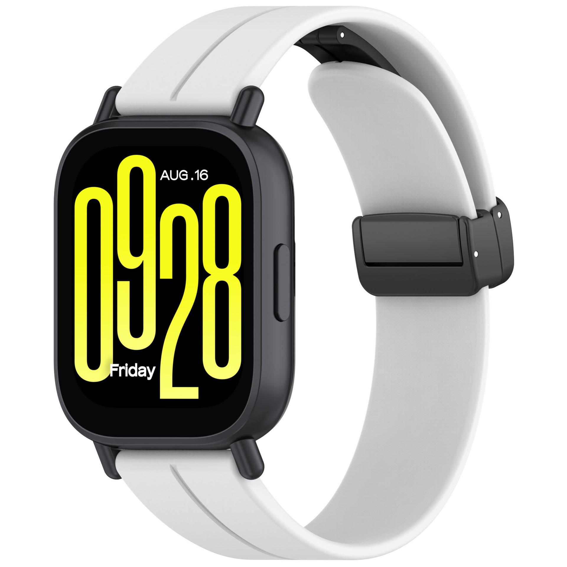 

Magnetic Silicone bands For xiaomi Redmi watch 5 Active accesorios 22mm Sport belt bracelet correa belt Redmi watch 5 Lite Strap Redmi watch5 Active белый