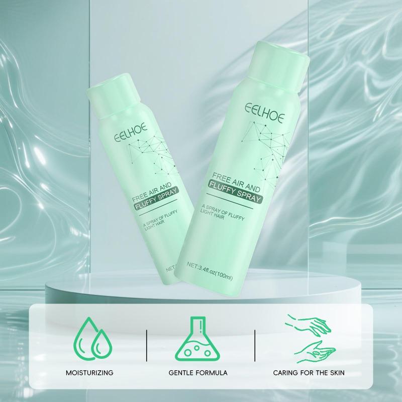 Spray per Capelli Secchi Senza Risciacquo da 100 ml, Rinfrescante e Naturale per Volume alle Radici, Texture Leggera, Controllo dell'Olio, Secchi e Puliti, Asciugatura Senza Lavaggio
