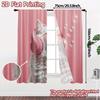 2pcs, 2D FLAT PRINTING Curtains (Without Rod) Cool Cat Harmony Popular Curtains Digital Printed 100% Polyester Curtains