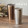 Thermo Tumbler Cup Pair Beer Cup Beer Glass Thermal Insulation Stainless Steel Vacuum Insulated Double Structure 350ml Gift Set Silver Gold [Dolce