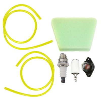 6Pcs/set Air Fuel Filter For Poulan Gas 2055 2075 2150 2155 2175 2250 Chainsaw Parts Fuel Line Primer Bulb Spark Plug
