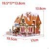 Christmas DIY Puzzle Children 3D Building Model Dollhouse for Teens Adults