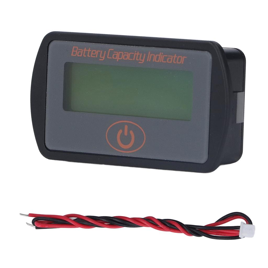Battery Meter Waterproof Lithium Battery Power Display Panel Capacity Voltage Indicator Monitor for RV Vehicle 2 Series