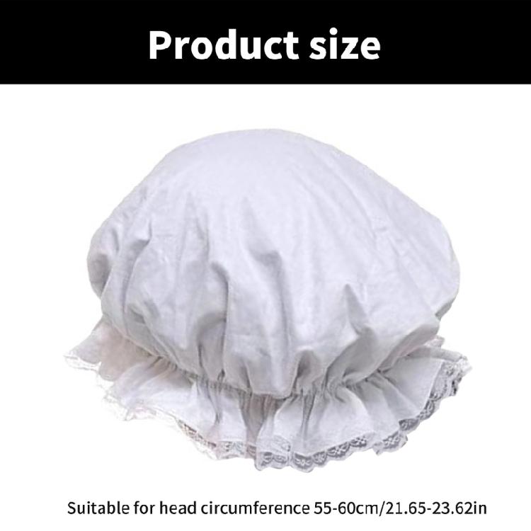 Women Lace Brim Caps Perfect for Theme Party Dress Maid Cosplay Props White Hat Nurse Headdress Maid Cosplay Props