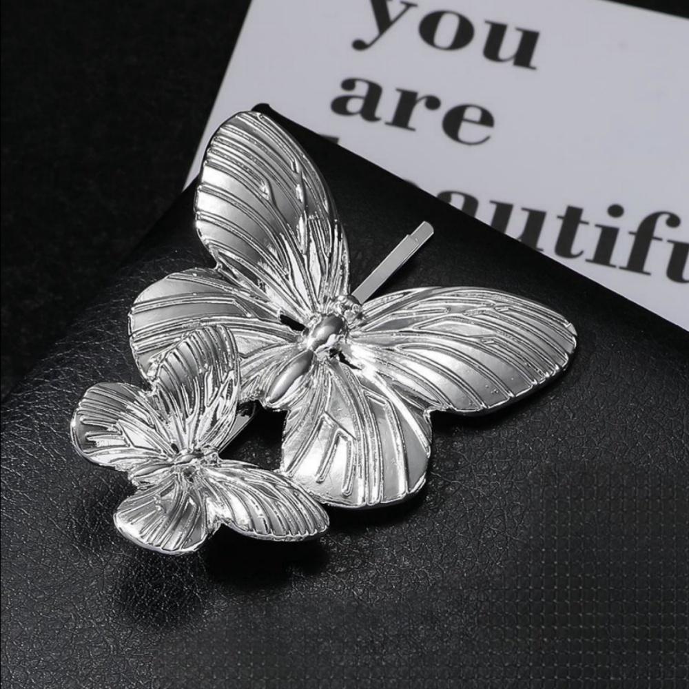 Metal Butterfly Hair Clip Pins Girls Hairpin Barrette Vintage Hairpins Women Accessories Jewelry Gifts