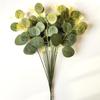 Artificial Eucalyptus Silver Dollar Stems - Decorative Greenery & Simulation Leaves