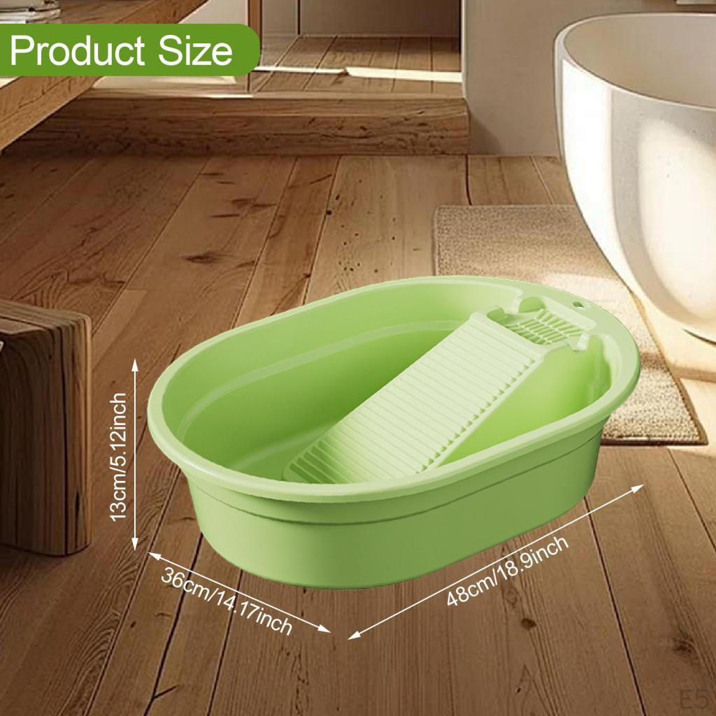 Lavabo de Lavandería, Práctico y Multifuncional, Portátil, Tabla de Lavar para Dormitorio, Lavado a Mano