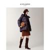 JZ ANNACCO Women's "Cloud Puff" O-shape Hooded Long Duck Down Jacket