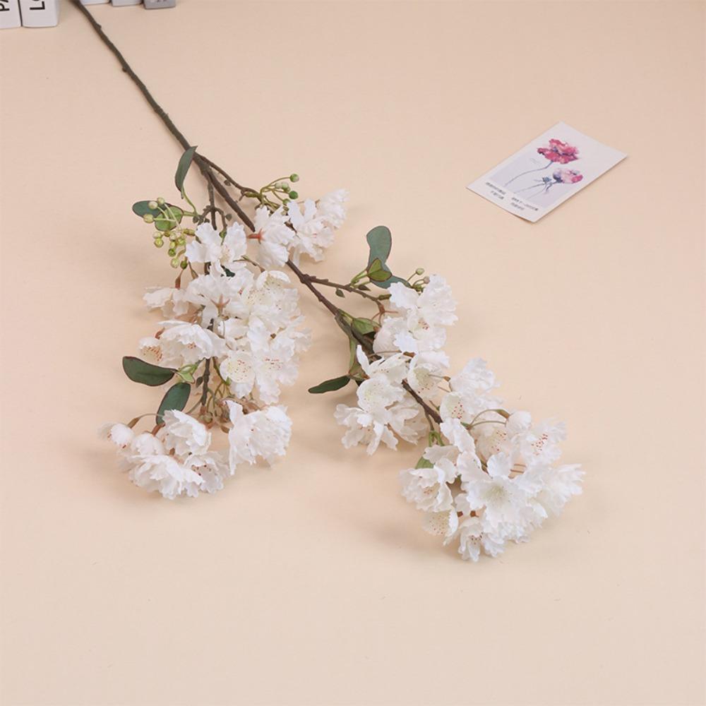 90cm Silk Cherry Blossoms Branch Plastic Fake Flower  Home Garden Decor