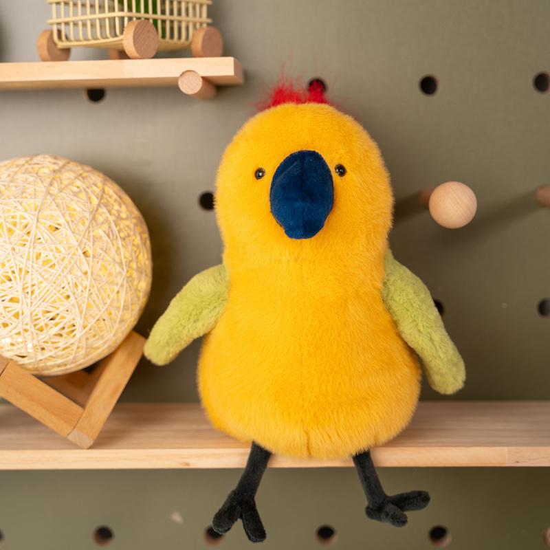 

23см Каваи Попугай Плюшевые Игрушки Мультяшная Имитация Волнистый Попугай Кукла Мягкая Очаровательная Животное Подушка для Сна Домашний Декор Мягкая Игрушка Подарок 23cm