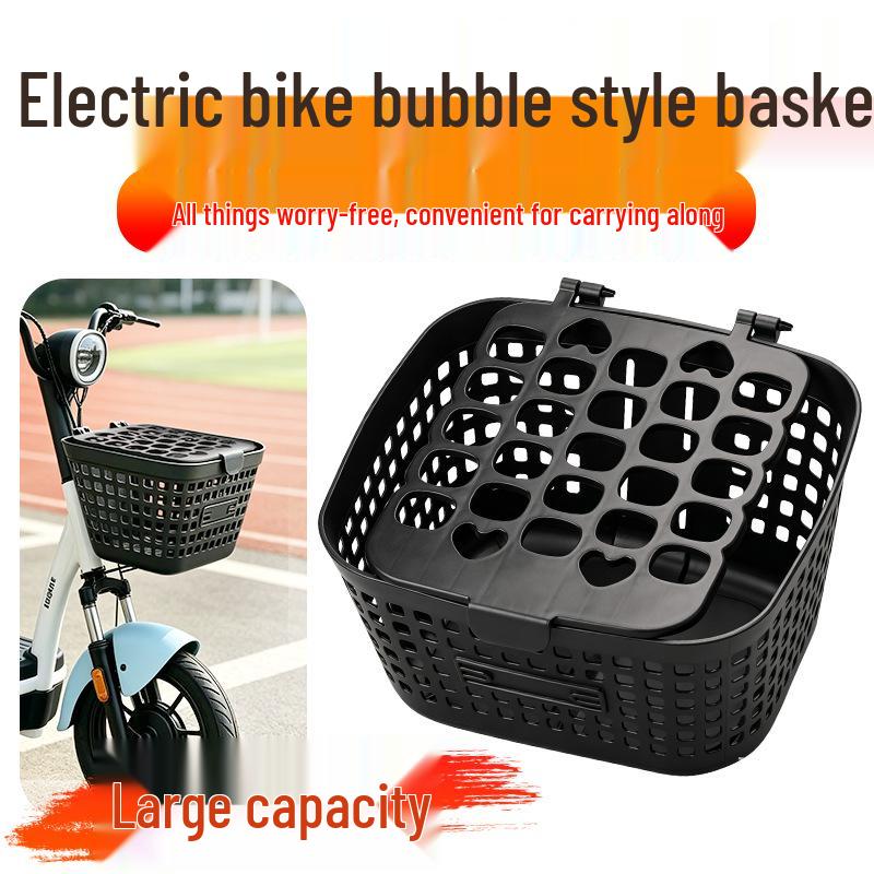 Elektrisches Fahrrad-Vorderkorb für Aima Bubble Modell - Langlebig, Atmungsaktiv, Verdicktes Antioxidation-Netzdesign.