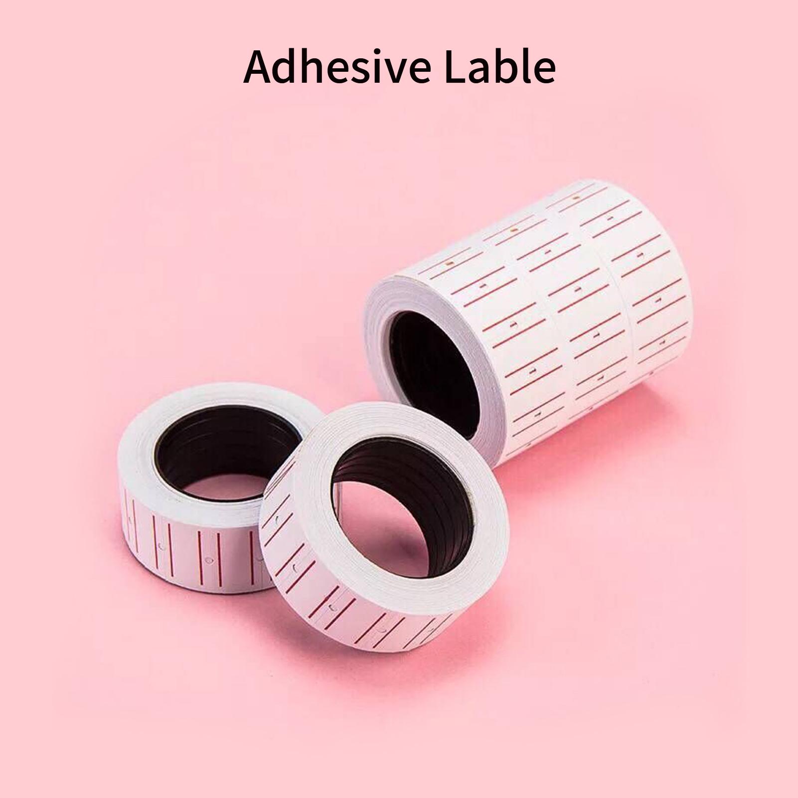 

Price 8 Digits Numerical Label Maker Pricing with 10 Rolls Label Paper for Retail Shop Grocery Store