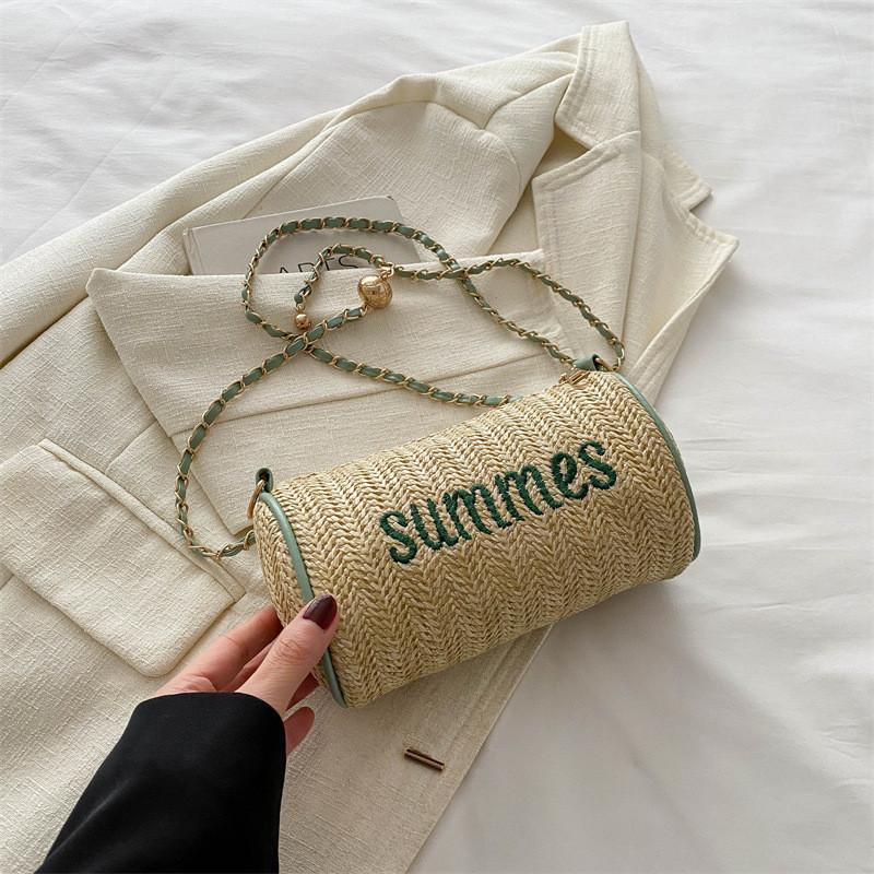 2024 New Fashion Chain Bag Women s Trendy Round Shoulder Bag With Beautiful Texture хаки