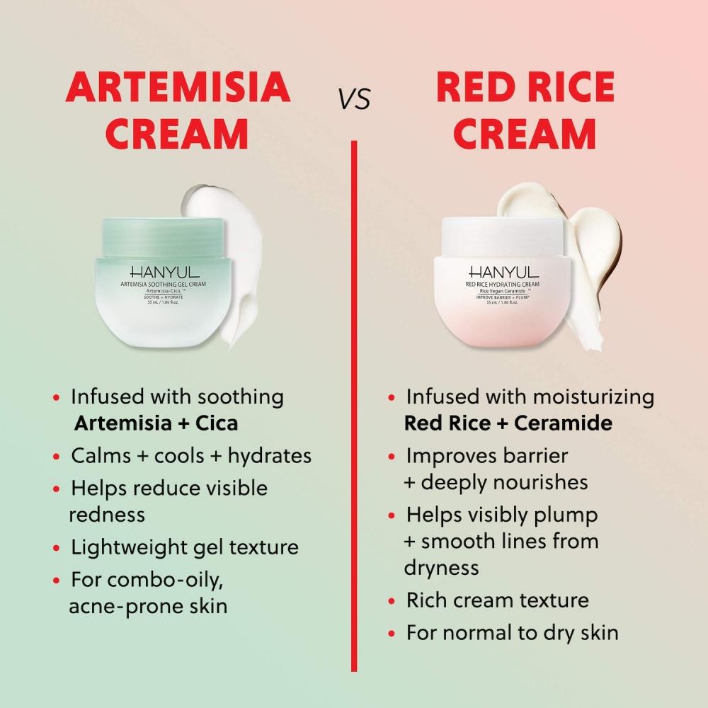 Hanyul Red Rice Hydrating Cream With Ceramide 1.86 Oz 55 Ml