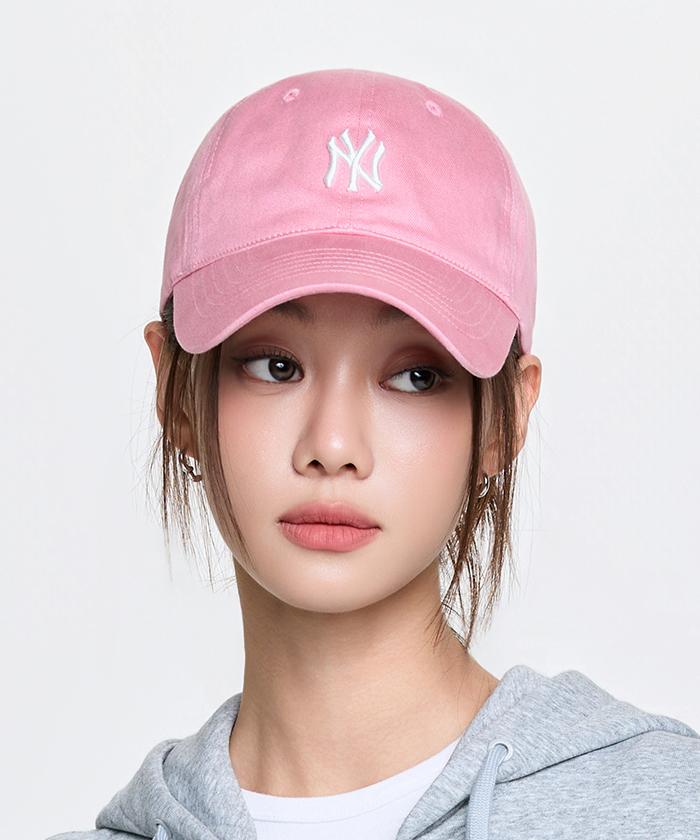 Emelbi Rookie Unstructured Ball Cap Ny (Pink)