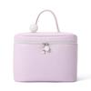 Francfranc Wave Shape Vanity Pouch, Large, Light Purple, Makeup Pouch, Accessory Organizer