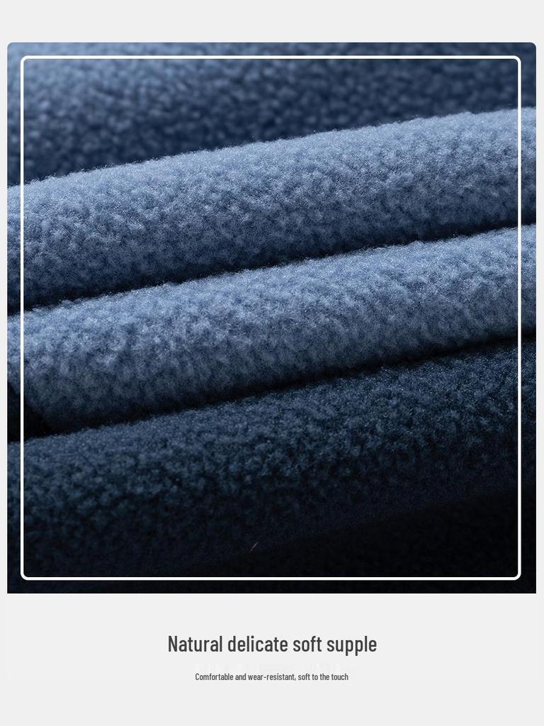 2025 Doppelseitige Fleecejacke für Jungen – Warmes, Colorblock-Freizeit-Herbstoberteil