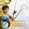 Aquarium Square Fishing Net with Suction Cup Extendable Long Handle Fishing Gear for Catching Fish Shrimp Tank Clean Supplies