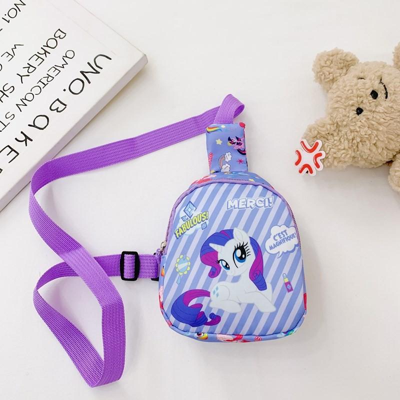 

Аниме Принт Мой Маленький Пони Наплечная Сумка Кроссбоди Нагрудная Сумка Детская Уличная Подарок Purple Blue