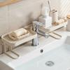Mesh Faucet Storage Shelf Water Drainage Counter Organizer Bathroom Storage Rack  Bathroom Toilet