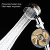 1 Pcs High Pressure Shower Head Handheld Water Saving Massage Spray With 360 Rotated Rainfall For Bath Fan