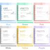Transparente Ringbuch-Notizbücher Dickes Papier Memoskizzenbuch Tägliches Wochenjournal Notizblöcke Büro Studien-Schreibwaren