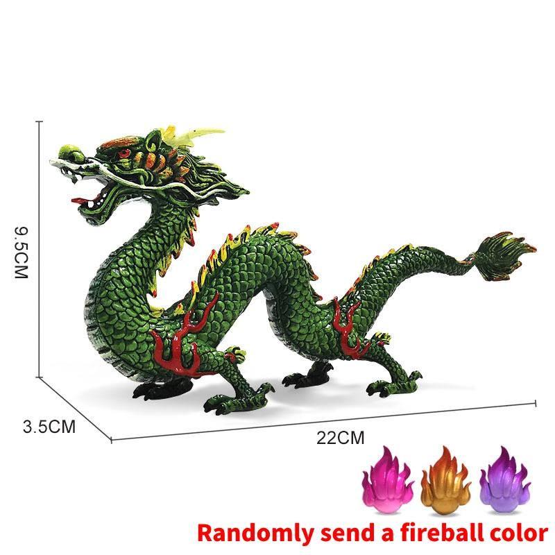 

Chinese Dragon Mythology Model Pvc Static Sculpture For Office Or Living Room Display синий