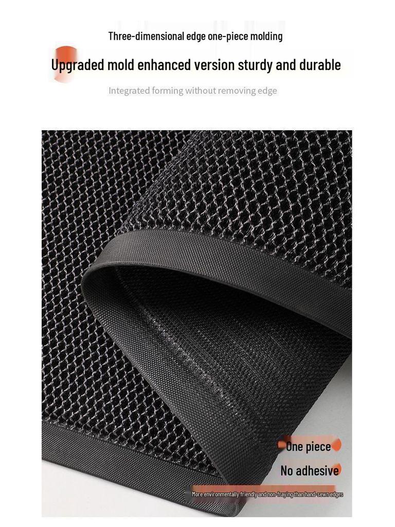 Elastic 2025 Highend Doormat Silk Washable Nonslip Wearresistant Dustremoving Outdoor Mat