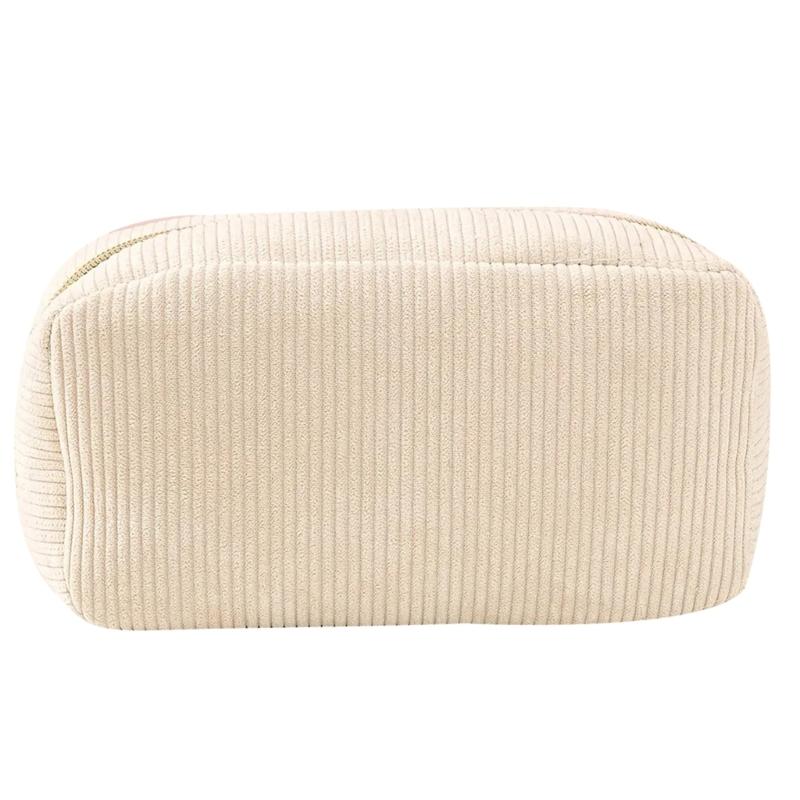 Large Corduroy Pencil Case High Capacity Pen Pouches Travel Makeup Bag Pen Organizers Storage Bag for Student Women Girl