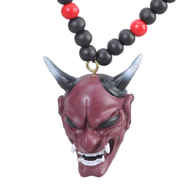 Cool Car Pendant Interior Accessories Oni Halloween Gifts Charms Ornament