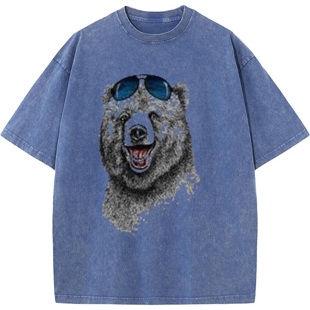 90s vintage unisex washed old T-shirt Hip Hop Streetwear Men Washed T-shirts Washed Old High Quality T-shirt